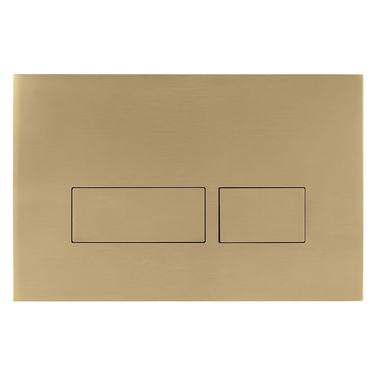 Crosswater MPRO Brushed Brass Flush Plate | Sanctuary Bathrooms